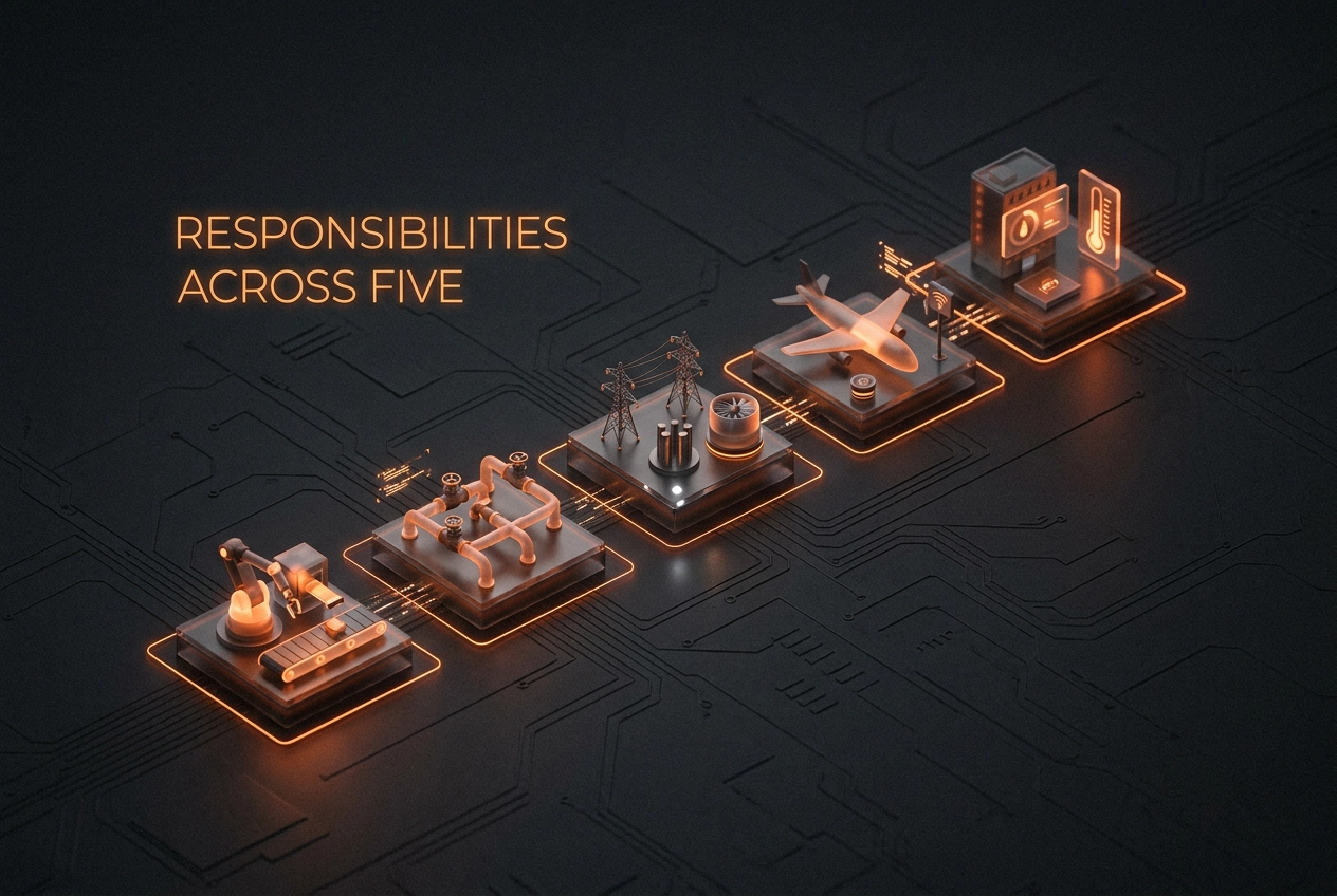 Professional header image for list-based article: What Controls Engineers Actually Do All Day: Responsibili...